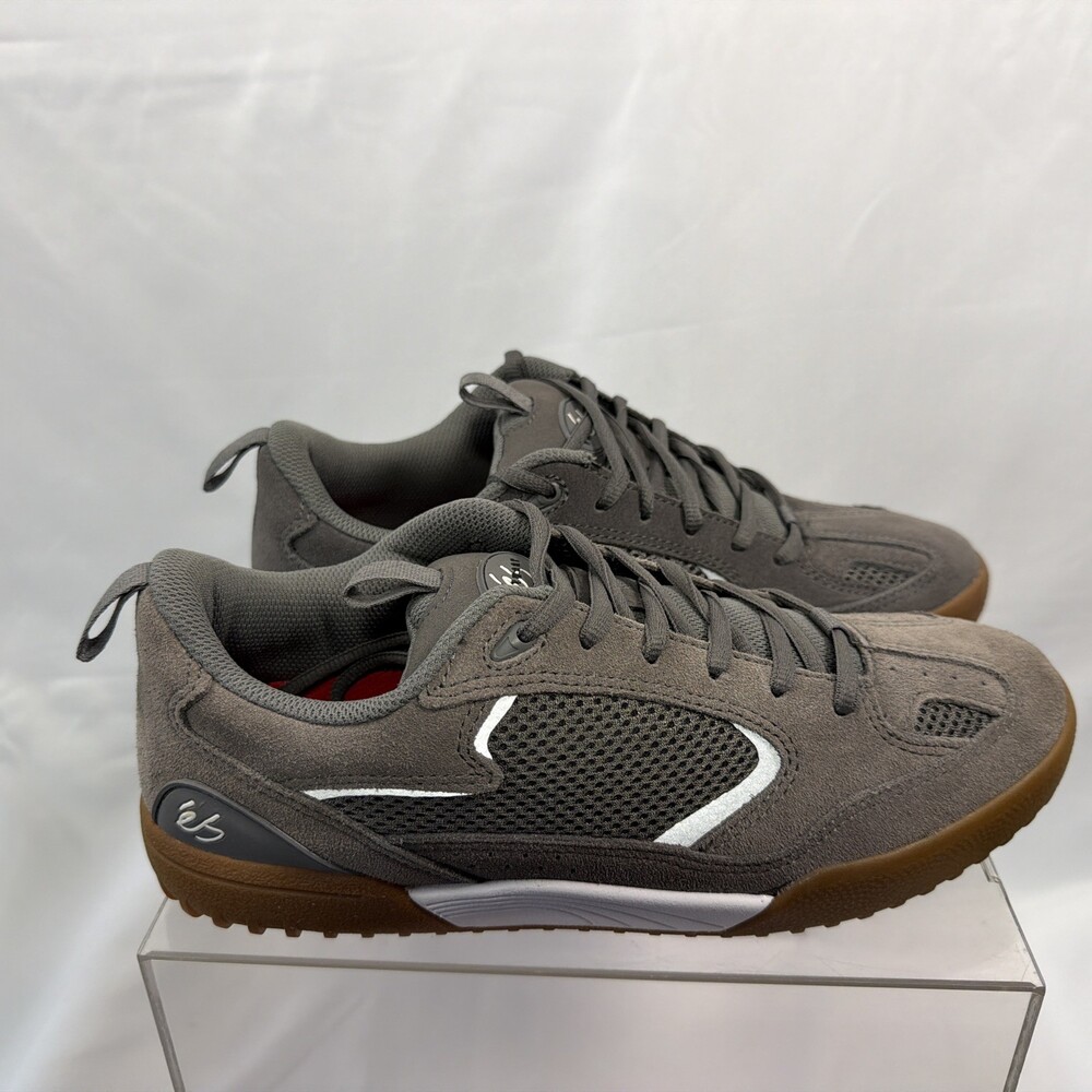 Es Footwear Etnies Emerica Skateboard Shoes 9 Mens New With Box Grey White Tan